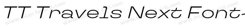 TT Travels Next Font字体转换